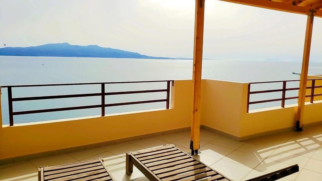 Rezidenca E Kalter Apartments Sarandë Exteriör bild